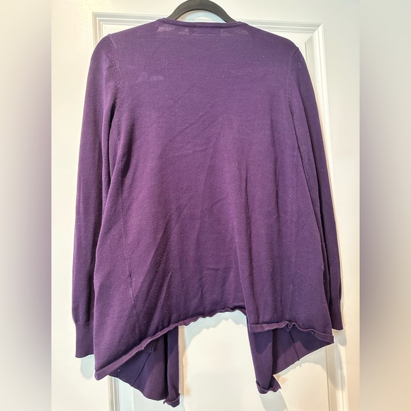 Purple Cardigan - Picture 2 of 2